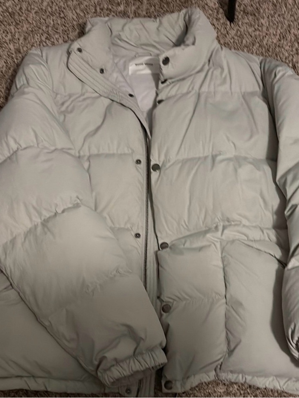 Wood Wood Men’s Light Gray Puffer Jacket
